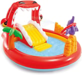 Intex 57160 Happy Dino toboggan aquatique pour enfants centre de jeux natatio...