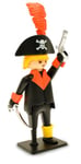 Plastoy 262 Playmobil The Pirate 00262 (2017) Collectible Figure COLLECTOYS Resin Figurine 21 cm, Multicoloured, 25.00