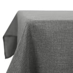 Deconovo Nappe Anti Tache Effet Lin Rectangulaire Impermeable Decoration de Table 150x300cm Gris