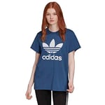 Adidas Women BOYFRIEND TEE T-shirt - Night Marine/White, Size 48