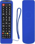 etui De Protection En Silicone Pour Samsung Telecommande, Aa59-00741A Aa59-00786A Bn59-01315B, Housse Coque Pour Samsung Telecommande, Antiderapage, Antisismique, Lavable(Bleu)