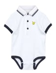 Tipped Polo Romper Hanging Patterned Lyle & Scott Junior