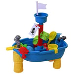 KNORRTOYS.COM- Table à Sable et à Eau, knoortoys_57051, Multicolore, 51x30,5x58 cm