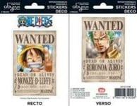 One Piece - Mini-Stickers Wanted Luffy / Zoro