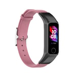 KOMI Smart Watch Strap compatible with Huawei Band 4 / Honor Band 5i, Women Mens Leather Sport Fitness Bands(pink)