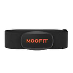 moofit Heart Rate Monitor Chest Strap, Bluetooth ANT+ Chest HRM HR6 for Cycling Gym Fitness Equipment, IP67 Waterproof, Compatible with Strava Zwift Wahoo Garmin Polar Peloton