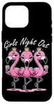 iPhone 16 Pro Max Cute Pink Flamingos Girls Night Out for Friends Flamingo Case