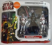 STAR WARS FORCE UNLEASHED UK EXCLUSIVE DARTH VADER + INCINERATOR TROOPERS 3-PACK