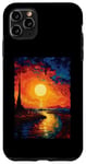 Coque pour iPhone 11 Pro Max Couchers de soleil artistiques de Van Gogh Nuit étoilée