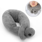 Vibrating Massaging Neck Pillow Massage Therapy Cushion Rela