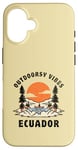 Coque pour iPhone 16 Outdoorsy Vibes Équateur Voyage Vacances Equateur