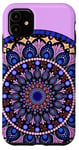 Coque pour iPhone 11 Along the Shore Mandala à pois