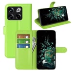 Oneplus 10T      Pu Wallet Case    [Green]