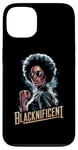 Coque pour iPhone 13 Blacknificent Black Pride African Roots Hommage Art