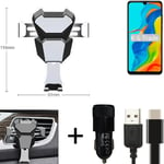 Car holder air vent mount for Huawei P30 lite New Edition cell phone mount