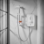 Triton Danzi Electric Shower Gloss White 10.5kW - ARDANZ10W