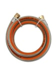 cozze Flex hose 1.5M for regulator Easy 1/4" threaded connection.