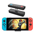 Adaptateur Bluetooth Sans Fil Pour Nintendo Switch Lite, Pour Ps4, Pc, Dongle Usb Type-C, Aptx Ll Sbc, Supporte Un Transmetteur Audio À Faible Latence