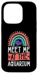 iPhone 14 Pro Meet Me At The Aquarium Boho Bohemian Rainbow Fish Tank Case