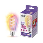 WiZ Smart Colour Filament Vintage Bulb, E27, 4.9W, Connected WiFi Works with Alexa, Google Assistant & HomeKit, App Control for Home Lighting, Bedroom, Kitchen