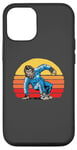 Coque pour iPhone 12/12 Pro Break Dancing Sasquatch B-Boy Bigfoot Dancer 80s Sunset