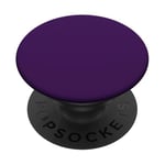 PopSockets Couleur du motif solide Violet AFB2029 PopSockets PopGrip - Support et Grip pour Smartphone/Tablette avec un Top Interchangeable