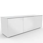 Frank Olsen Smart LED 3 Door Large TV Unit - White