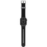 OtterBox All Day Watch Band for Apple Watch Series 9/8/7/6/SE 2nd gen/SE 1st gen/5/4/3-38mm/40mm/41mm, Replacement Durable Soft Touch Silicone Strap for Apple Watch, Black/Grey