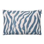 Chhatwal & Jonsson - Zebra Cushion Cover 40x60 cm Heaven Blue - Prydnadskuddar och kuddfodral - Blå