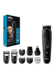 Braun All-In-One Style Kit Series 5 MGK5411, 9-in-1 Kit For Beard, Hair, &amp; More, White, Men