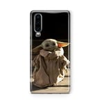 ERT GROUP mobile phone case for Huawei P30 original and officially Licensed Star Wars pattern Baby Yoda 001 optimally adapted to the shape of the mobile phone, case made of TPU