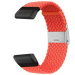 Flätat klockarmband Garmin Fenix E - Red