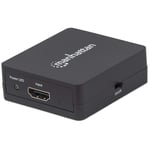 MANHATTAN MH Splitter  HDMI 1080p  2 ports  USB Power  Black  Blister