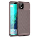 Google Carbon Shield Pixel 4 XL kuoret - Ruskea