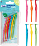 TePe Angle Interdental Brushes Mixed Pack - Samples of Every Size, easy and sim