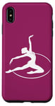 Coque pour iPhone XS Max Gymnaste rythmique dans un cerceau pour fan de gymnastique rythmique