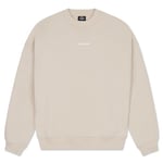 Johnny Urban Sweat Crew Neck Homme & Femme Beige - Carter - Oversize Sweatshirt en Coton - Heavy Basic Pullover - Unisexe Sweat sans Capuche - Classic avec Col Rond