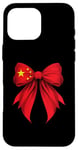 iPhone 16 Pro Max China Flag Chinese Pride Coquette Ribbon Case