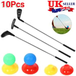 Childs Junior Golf Caddy Set Balls Clubs Trolley Kids Outdoor Garden Game Toy UK