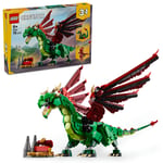 LEGO Creator 3in1 Medieval Dragon Figure, Creative Toy 31161