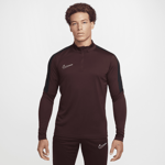 Nike Men's Dri-fit 1/2-zip Football Top Academy Jalkapallovaatteet BURGUNDY CRUSH/BLACK/WHITE