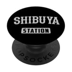 Shibuya Gare de Tokyo Souvenir du Japon PopSockets PopGrip Adhésif