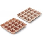 Liewood- Sonny ice cube tray 2-pack, Rose mix