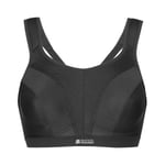 Shock Absorber Active D+ Classic Support Bra löpnings-BH Svart 85/F - Fri frakt