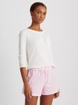 Lauren Ralph Lauren Core Stripe Cotton Pyjama Boxer Shorts