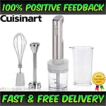 Cuisinart Cordless Pro Hand Blender RHB100U Stick Electric Whisk Chopper Silver