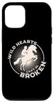 Coque pour iPhone 15 Pro Wild Hearts Can't Be Broken Horse Rider Dressage équestre