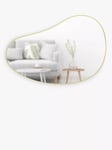 Umbra Hubba Pebble Wall Mirror, 61 x 92cm, Brass