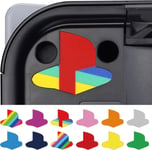 12 Pcs Logo Pour Ps5,Logo Skin Sticker Pour Ps5 Console,Accessoire Autocollant Pour Ps5 Édition Numérique & Disque-9 Couleurs&3 Styles Rétro Classique