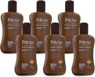 Polytar Scalp Coal Tar Shampoo 150ml - Pack of 6